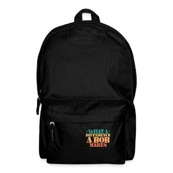 What A Difference A Bob Makes - Backpack - black - Front