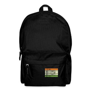 Best Coding dad ever - Backpack - black - Front