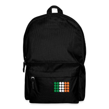 Fête de la Saint-Patrick Irlande Drapeau Clover Cadeau - Sac à dos - noir - Devant