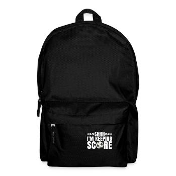 Chut, je garde le score 6 - Sac à dos - noir - Devant