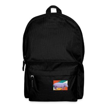 Hippopotame Hippopotame - Sac à dos - noir - Devant