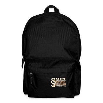Dafür bin ich nicht Zuständig - Rucksack - Schwarz - Vorne