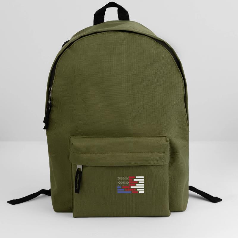 American Flag Coder Coding Computer Nerd Backpack
