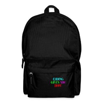 Le codage vous donne de l’espoir 4 - Sac à dos - noir - Devant