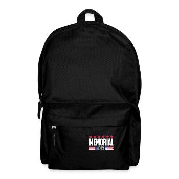 Memorial Day USA American Veterans Military P - Backpack - black - Front