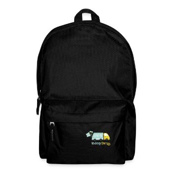 Fahren Mit Einem Schmutzigen Müllwagen - Rucksack - Schwarz - Vorne