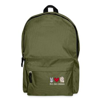 Kardiologie Krankenschwester Kardiologe - Rucksack - Olivgrün - Vorne