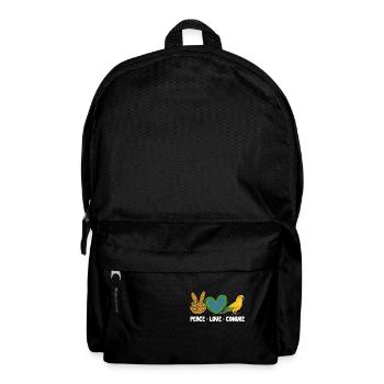 Perruche Perroquet Perruche Oiseau - Sac à dos - noir - Devant