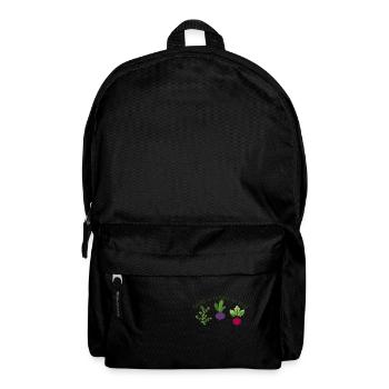 Thyme To Turnip The Beet Funny Vegetable Motif - Backpack - black - Front