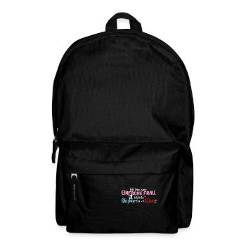 Skifahrer - Rucksack - Schwarz - Vorne