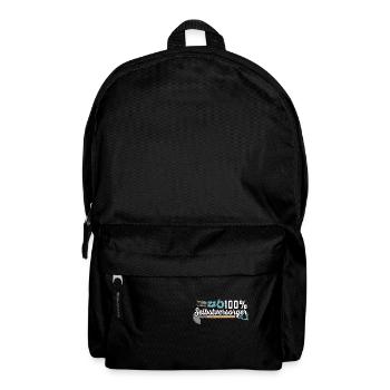 Kleingarten anfänger 100 % Selbstversorger - Rucksack - Schwarz - Vorne
