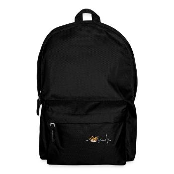 Kanadische Poutine Pommes Frites Mittagessen - Rucksack - Schwarz - Vorne