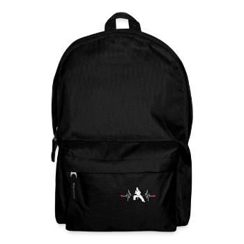 Karate Lover Heartbeat - Backpack - black - Front