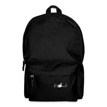 Baleine blanche Béluga - Sac à dos - noir - Devant
