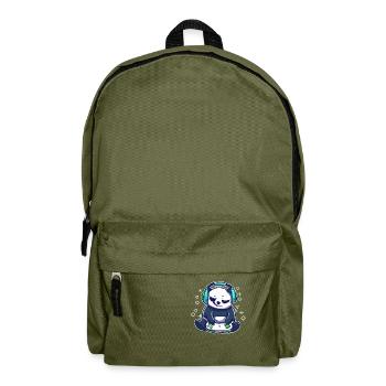 Jeu de jeu panda joue pc Games Jeux vidéo - Sac à dos - vert olive - Devant