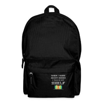 Touch My Shelf Reader ou librarian cadeau - Sac à dos - noir - Devant
