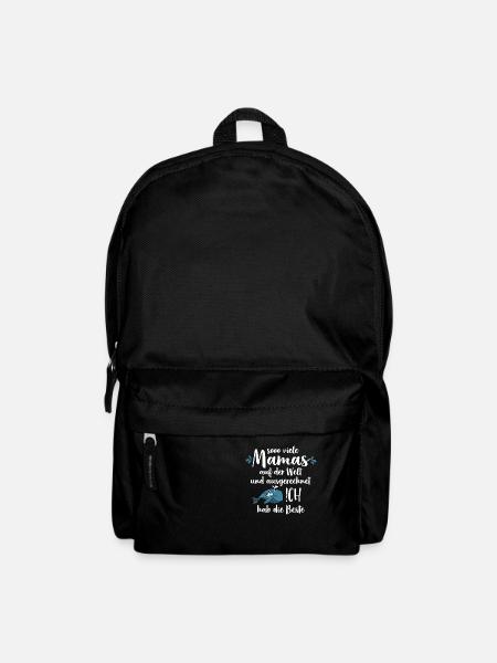 So viele Mamas auf der Welt Muttertag Geschenk - Rucksack - Schwarz