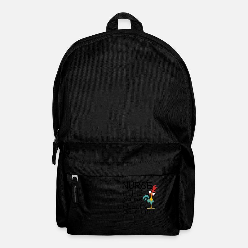 Nurse Life Got Me Feelin Like Hei Hei - Backpack - black