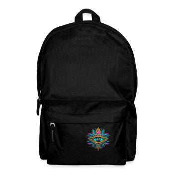 Design Element Auge Neon Tribal - Rucksack - Schwarz - Vorne