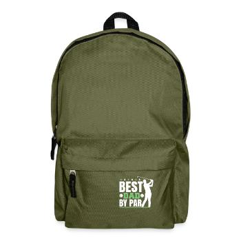 Best Dad By Par - Backpack - olive green - Front