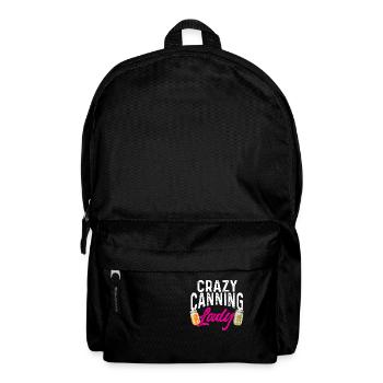 Einmachen Einkochen Lebensmitteln Konservieren - Rucksack - Schwarz - Vorne