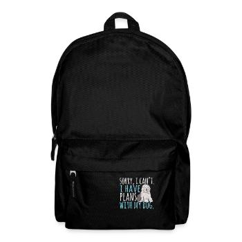 Old English Sheepdog Sheepie Bobtail - Rucksack - Schwarz - Vorne