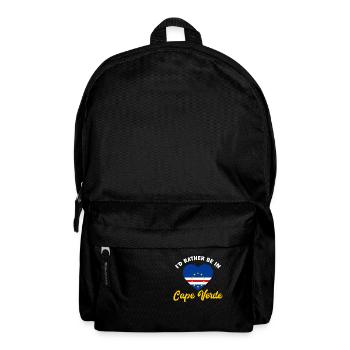 Cape Verde flag Cabo Verde flag - Backpack - black - Front