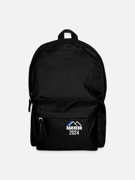 Bauherr 2024 Hausbau Neubau Baustelle Richtfest - Rucksack - Schwarz