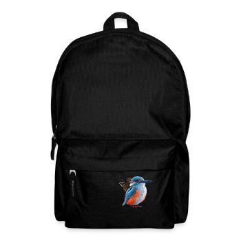 Eisvogel - Rucksack - Schwarz - Vorne