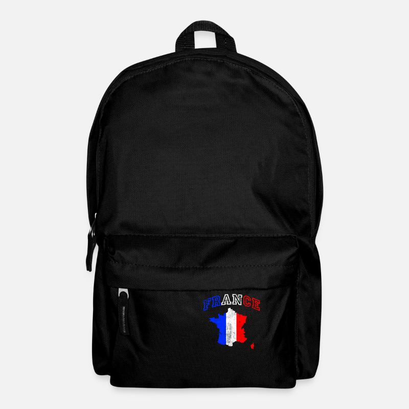 FRANCE, Frankreich, made in - Rucksack - Schwarz