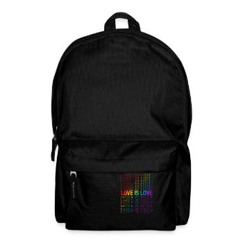 L'amour c'est l'amour - Sac à dos - noir - Devant