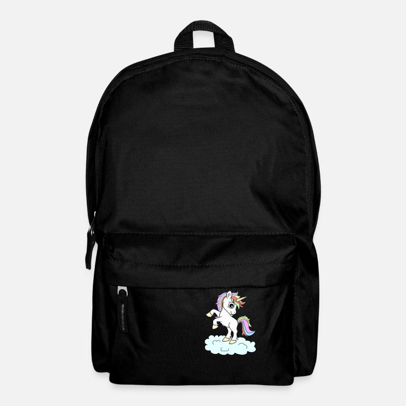 Einhorn Einhörner - Rucksack - Schwarz