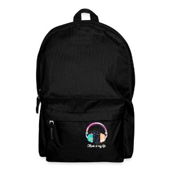 La musique c'est ma vie - Sac à dos - noir - Devant
