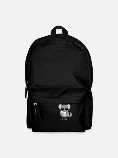 Gin- Chinchilla Gin - Rucksack - Schwarz