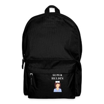 Krankenschwester - Superheldin Geschenkidee - Rucksack - Schwarz - Vorne