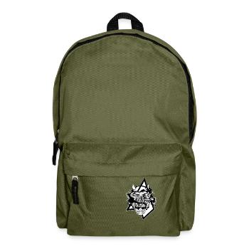Oni Mask Japanisch - Rucksack - Olivgrün - Vorne