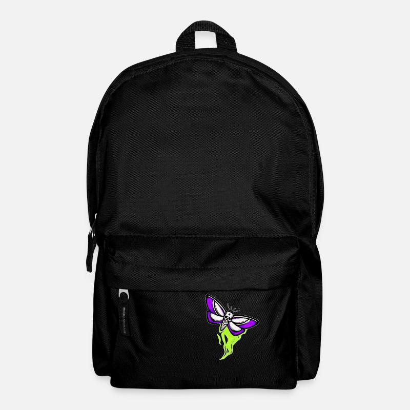 Crâne de papillon de nuit Schaedel - Sac à dos - noir