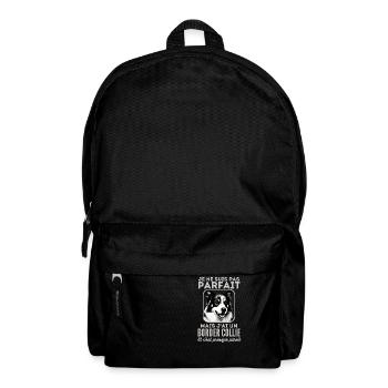 Pas parfait mais j ai un border collie 1 - Sac à dos - noir - Devant