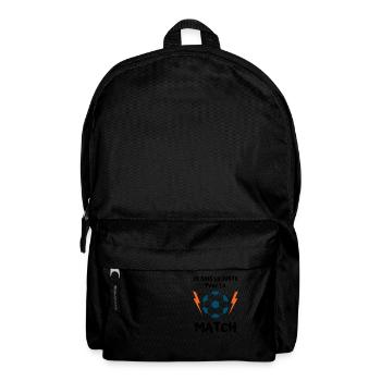 je suis là juste pour le match de foot 1 - Sac à dos - noir - Devant