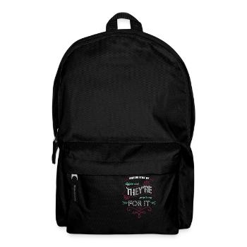 coding anonymous expect us hack out computer freak - Rucksack - Schwarz - Vorne