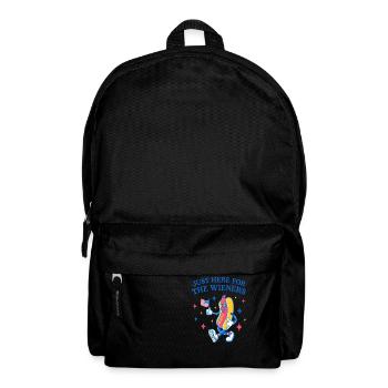 Ich bin nur hier für die Wieners Lustiger Vierter Juli - Rucksack - Schwarz - Vorne