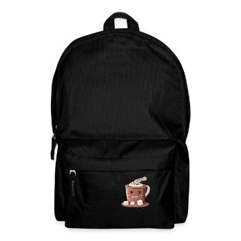 Heiße Schokolade - Rucksack - Schwarz - Vorne