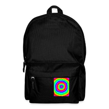 Flower Power - Rucksack - Schwarz - Vorne