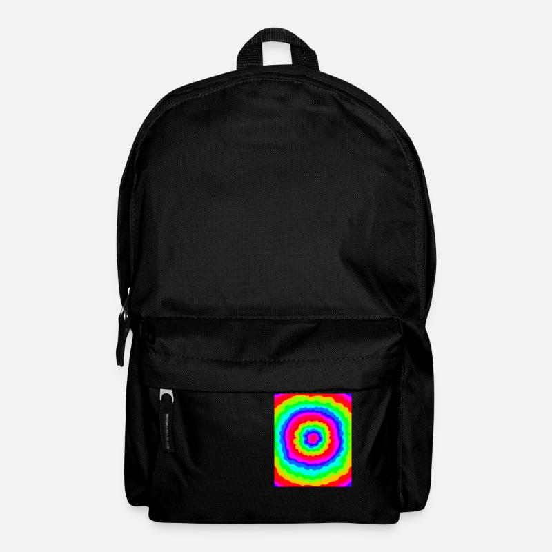 Flower Power - Rucksack - Schwarz