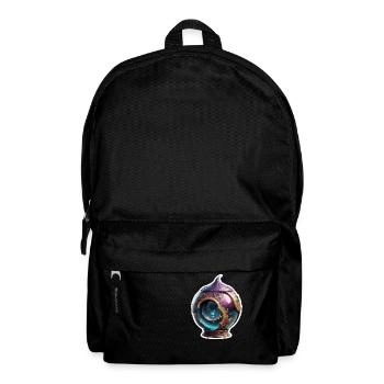Boule magique / boule de cristal / Voyance - Sac à dos - noir - Devant
