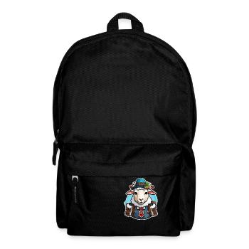 Lederhose / Tier / Tracht / Tradition / Schaf - Rucksack - Schwarz - Vorne