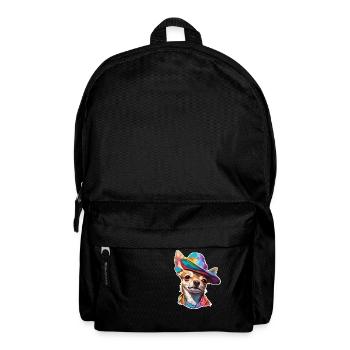 Chihuahua / small dog / animal / tiny / breed - Backpack - black - Front