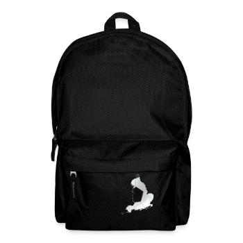 England | echter Fußball | Landkarte - Rucksack - Schwarz - Vorne