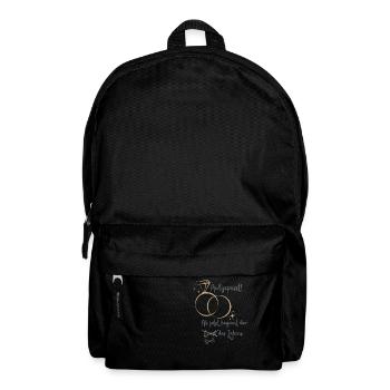 Hochzeit Verlobt Junggesellinnenabschied - Rucksack - Schwarz - Vorne