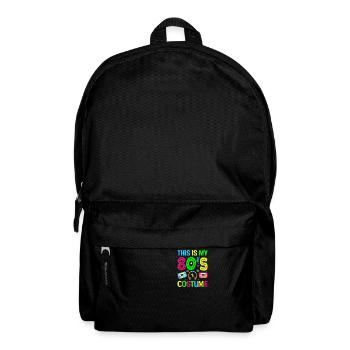 This is my 80s Costume - Retro Party - Backpack - black - Front